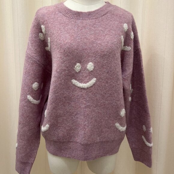 In The Beginning - Smiley Sweater - Picture 1 of 4